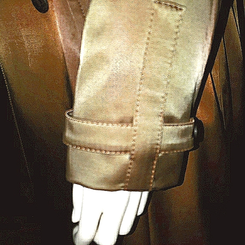 Brown Trench Coat from the Cole Haan Collection - Picture 4 of 8